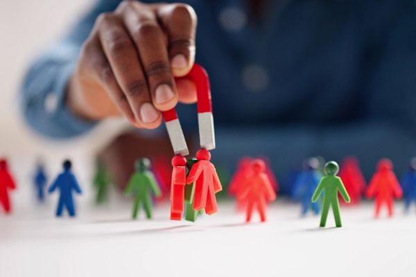 Imagem representando a geração de leads através do marketing de conteúdo